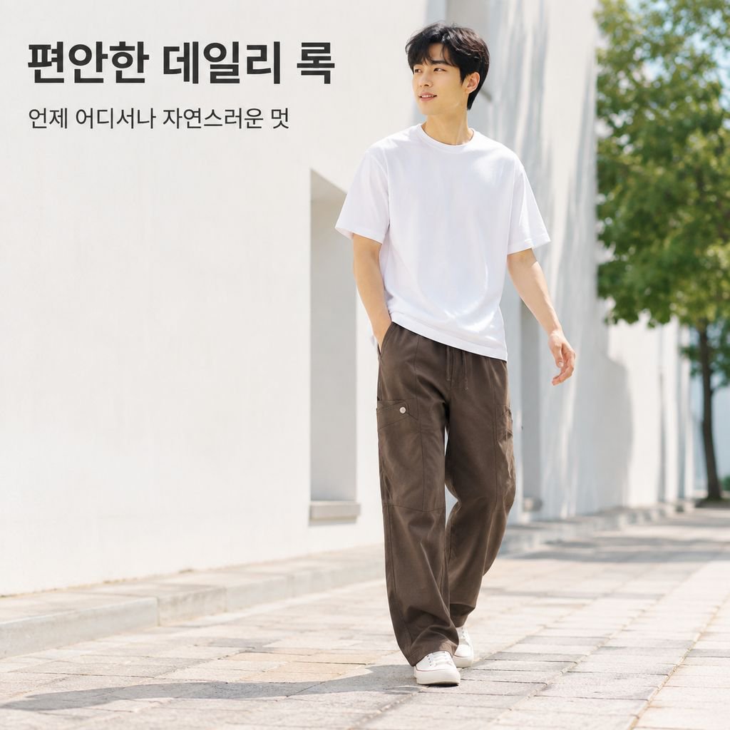남성용 작업복 캐주얼 바지