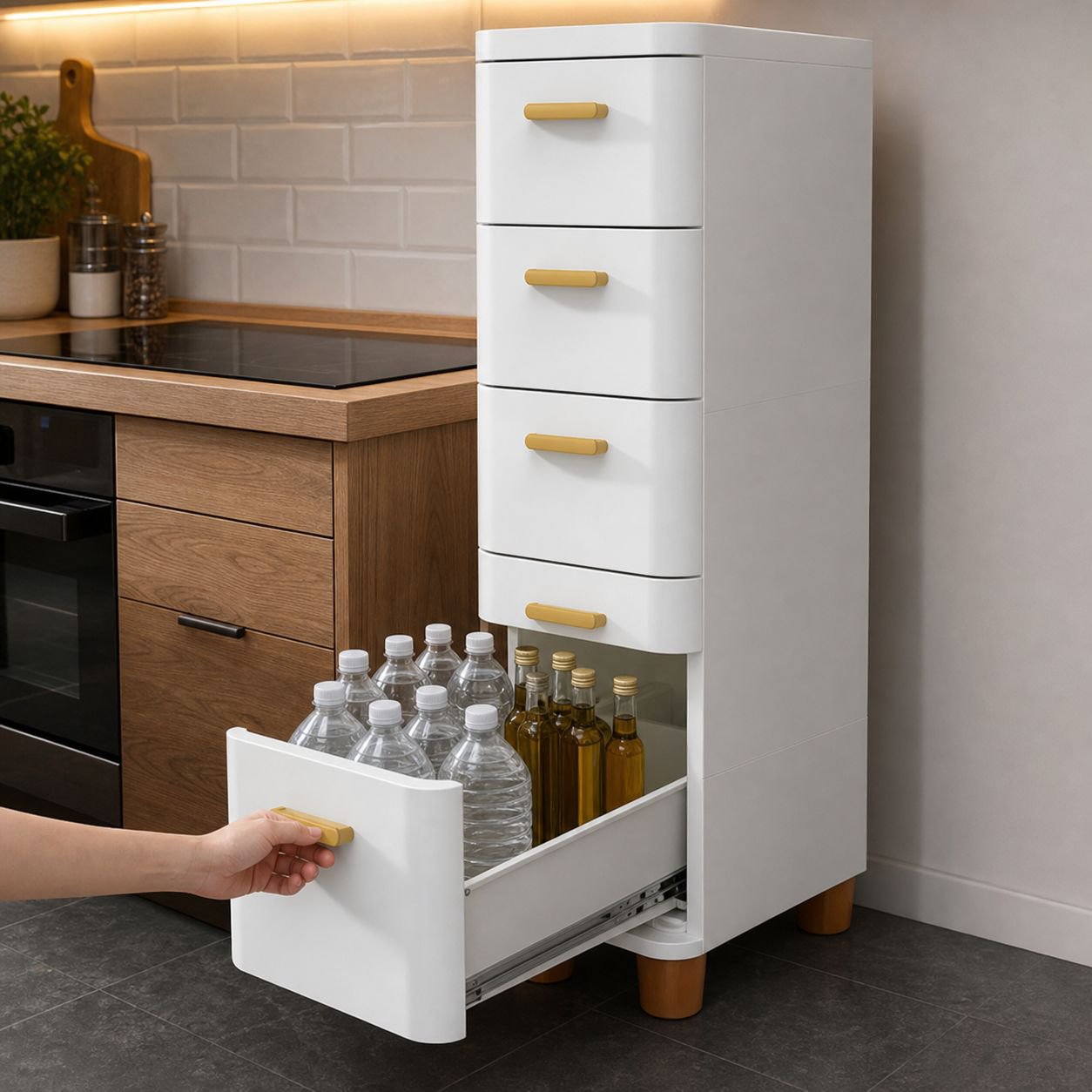 Robuster Schrank mit verstellbaren Einlegeböden