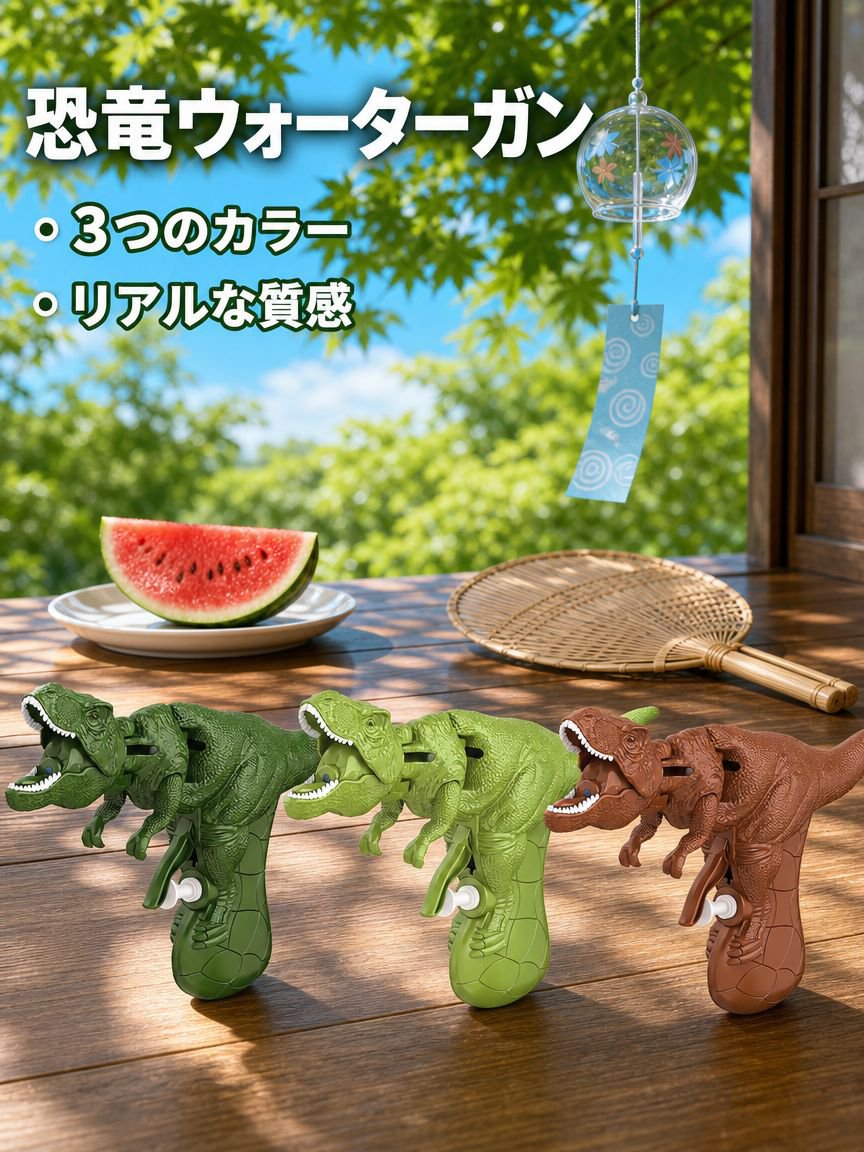 漫画の恐竜水鉄砲おもちゃ