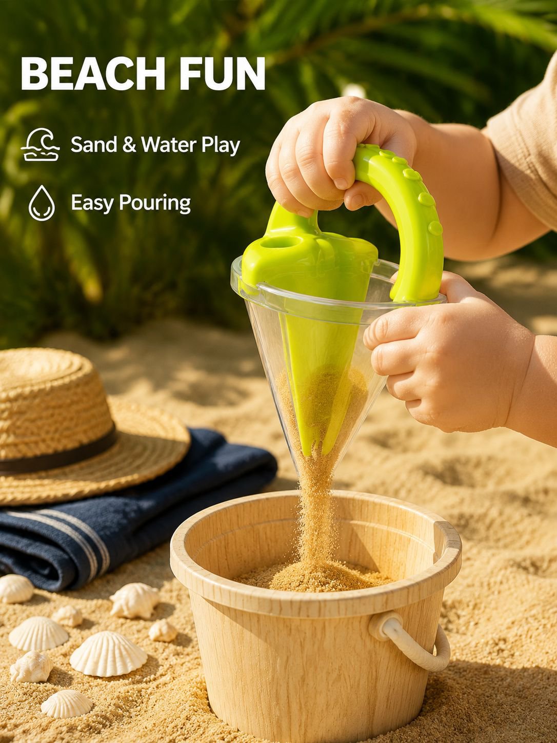 Kids Beach Sand Funnel Toy