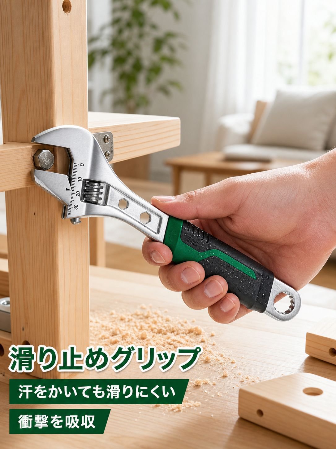 開口部の広い多機能レンチ