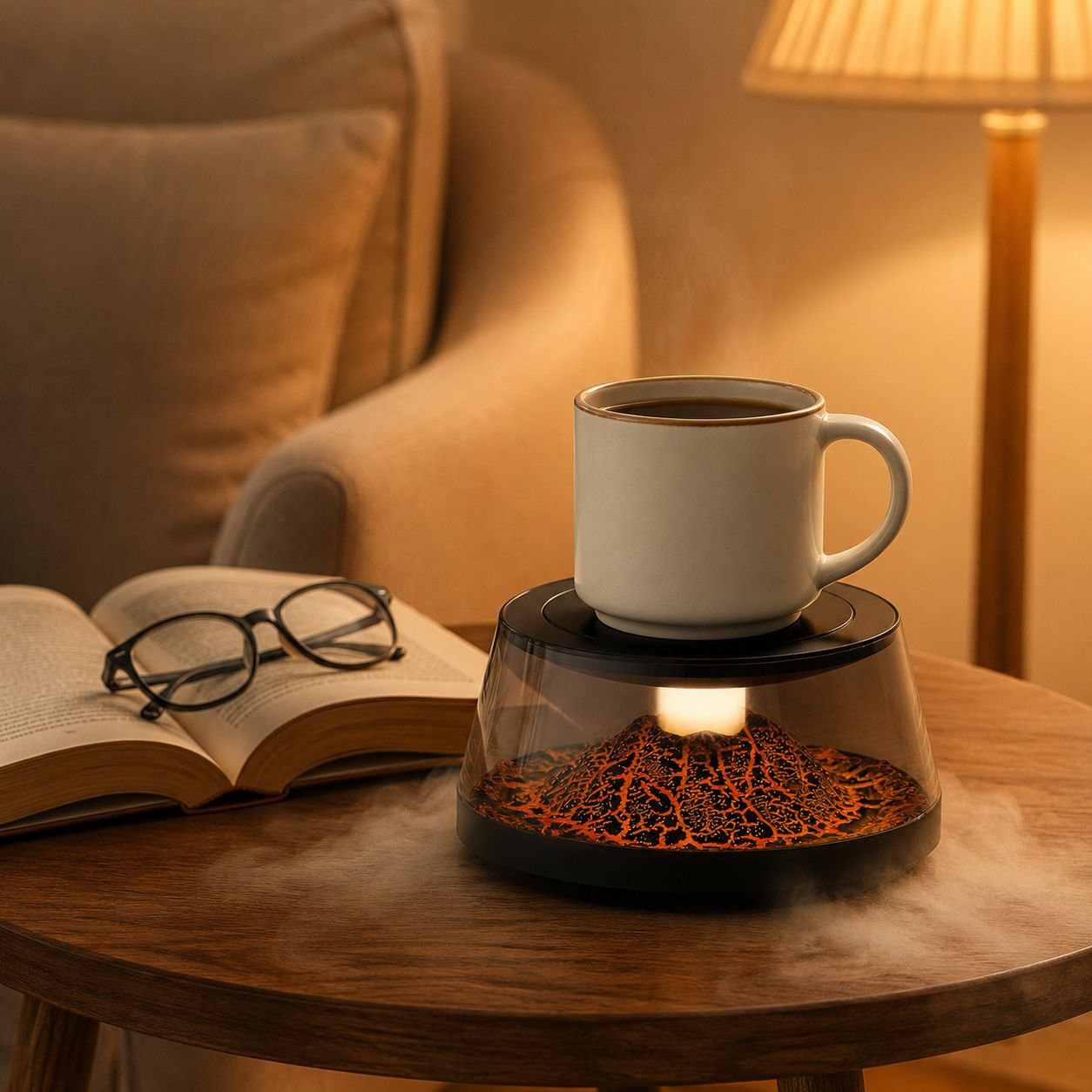 Warm cup mat for home and office