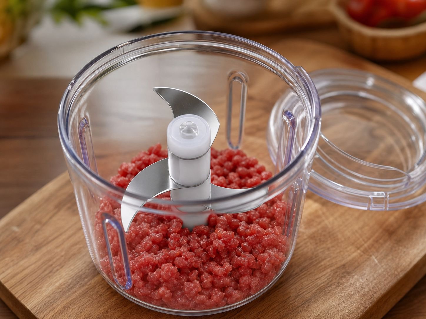 Compact electric blender for small kitchens