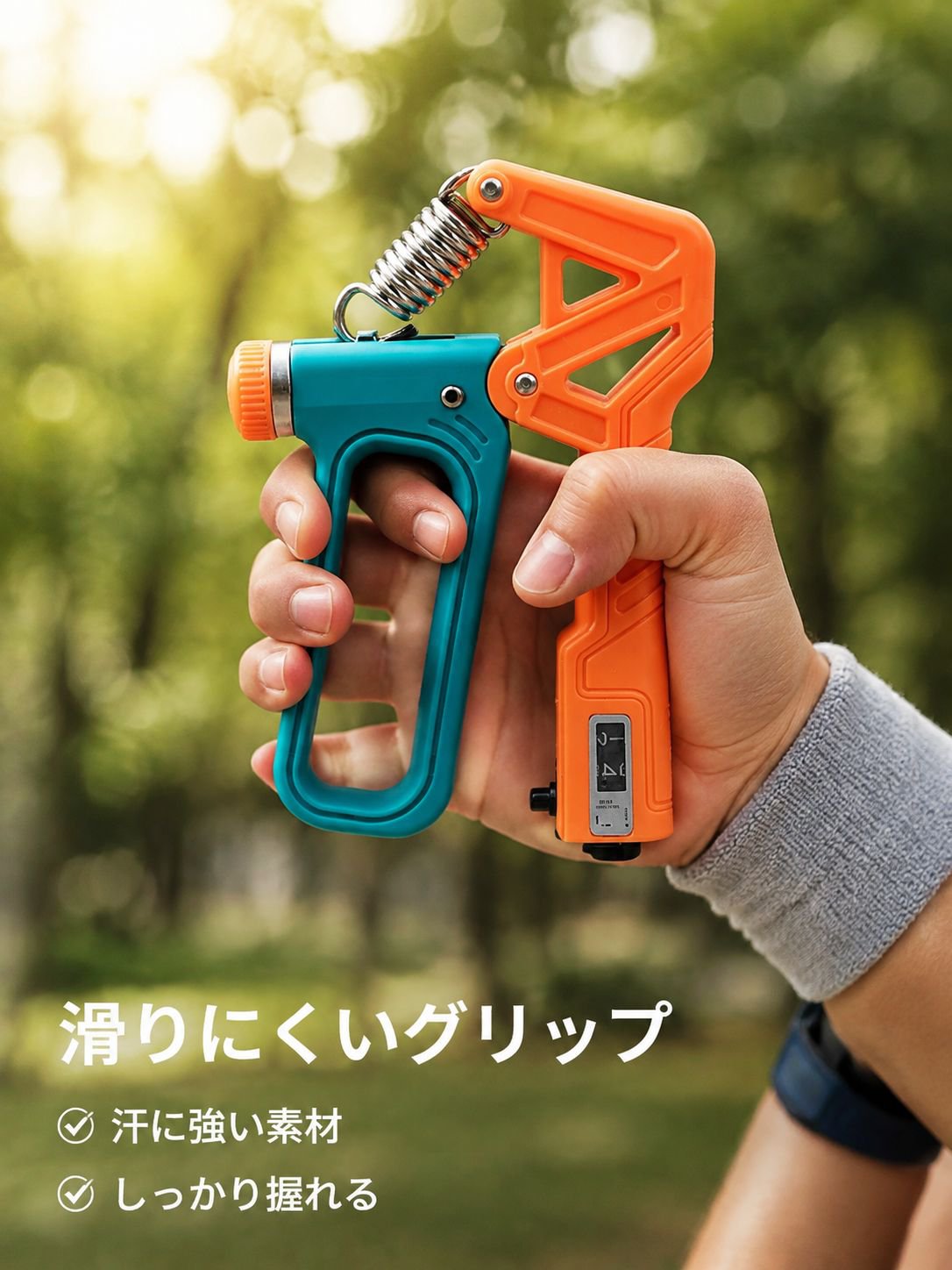 調節可能なグリップカウンター