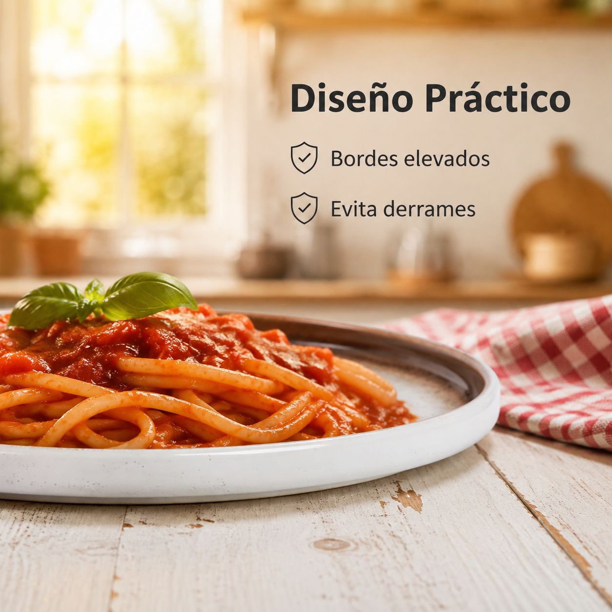 Plato de cerámica para ensalada, estilo occidental, para desayuno en casa