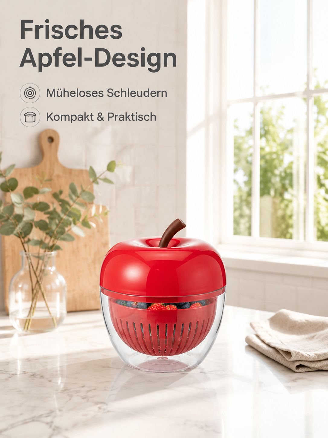 Küchen-Siebkorb für Obst und Gemüse
