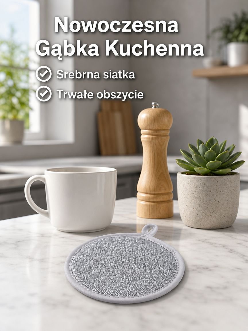 Metalowa gąbka do czyszczenia
