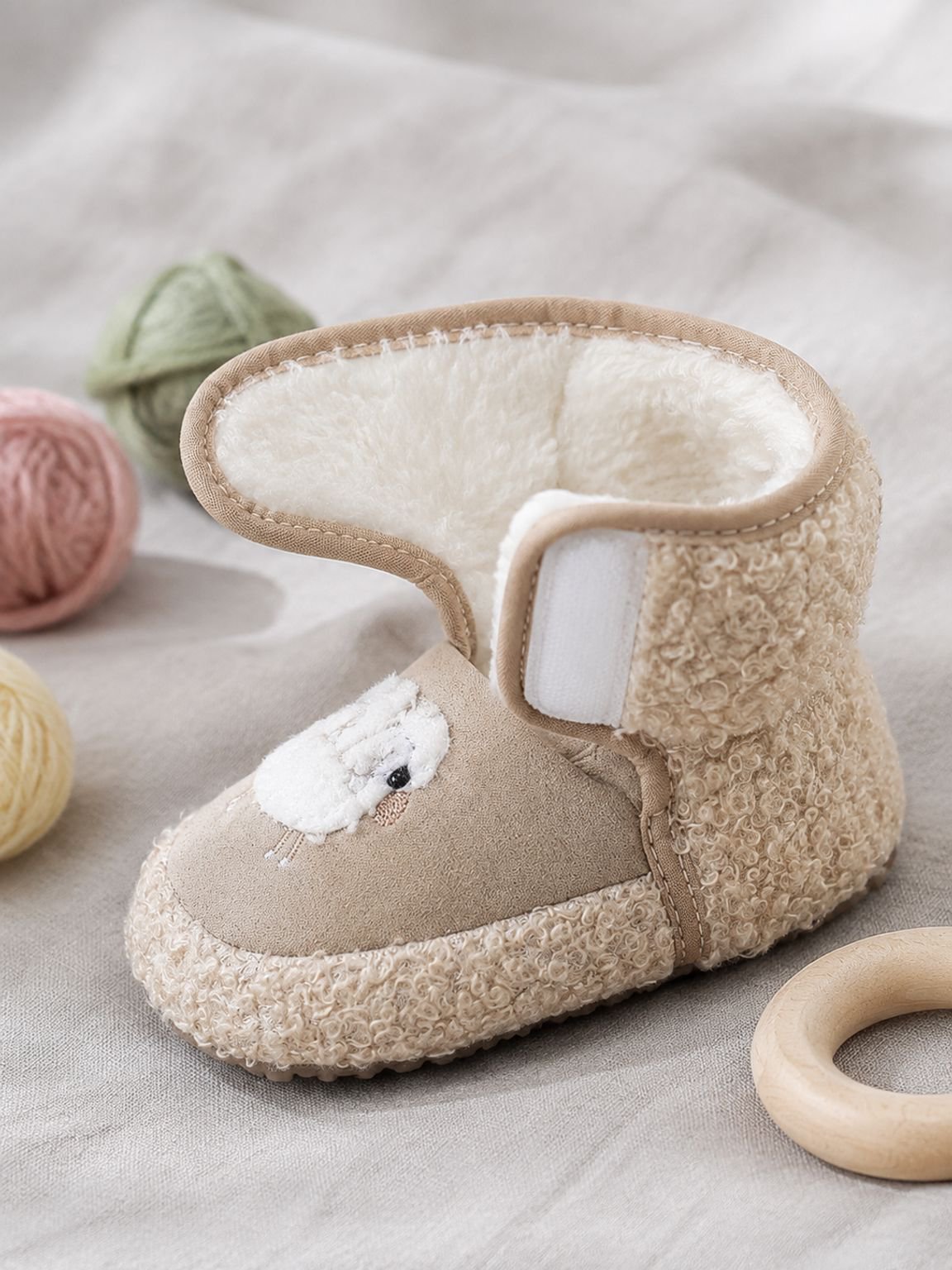Botitas de nieve cálidas y adorables para bebés de 0 a 1 año