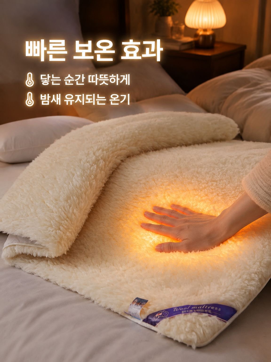 【100% 호주산 캐시미어】매트리스