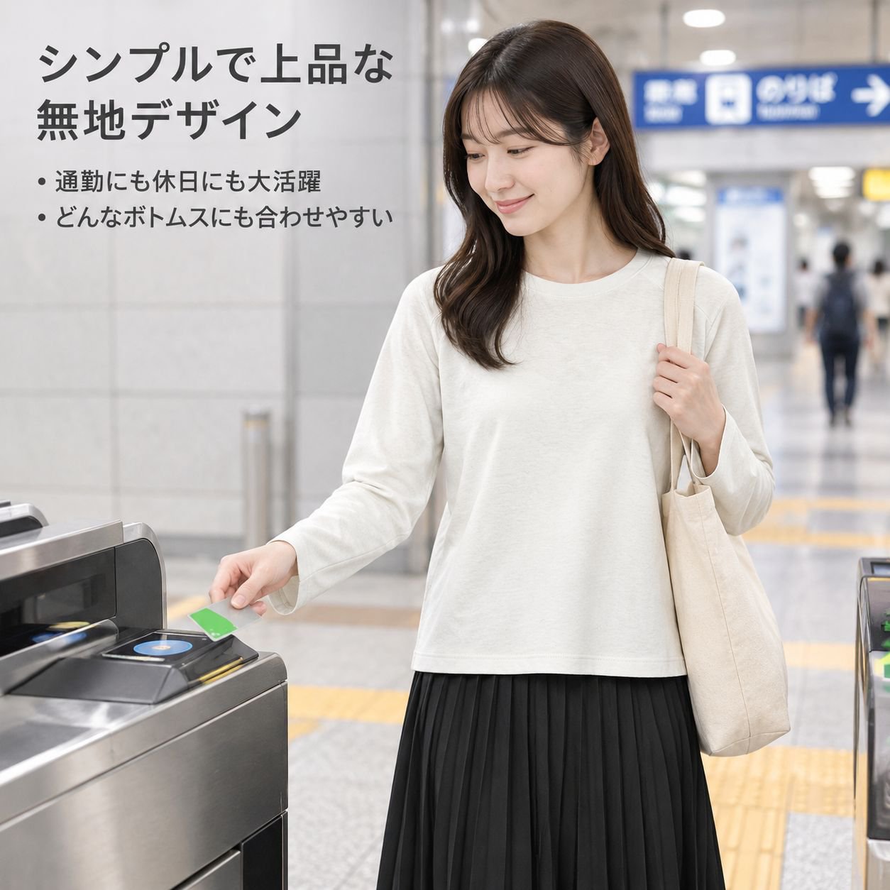 テンセル アセテート リネン 長袖 ニット レディース 初秋 ゆったり 無地 クルーネック 着回し トップス