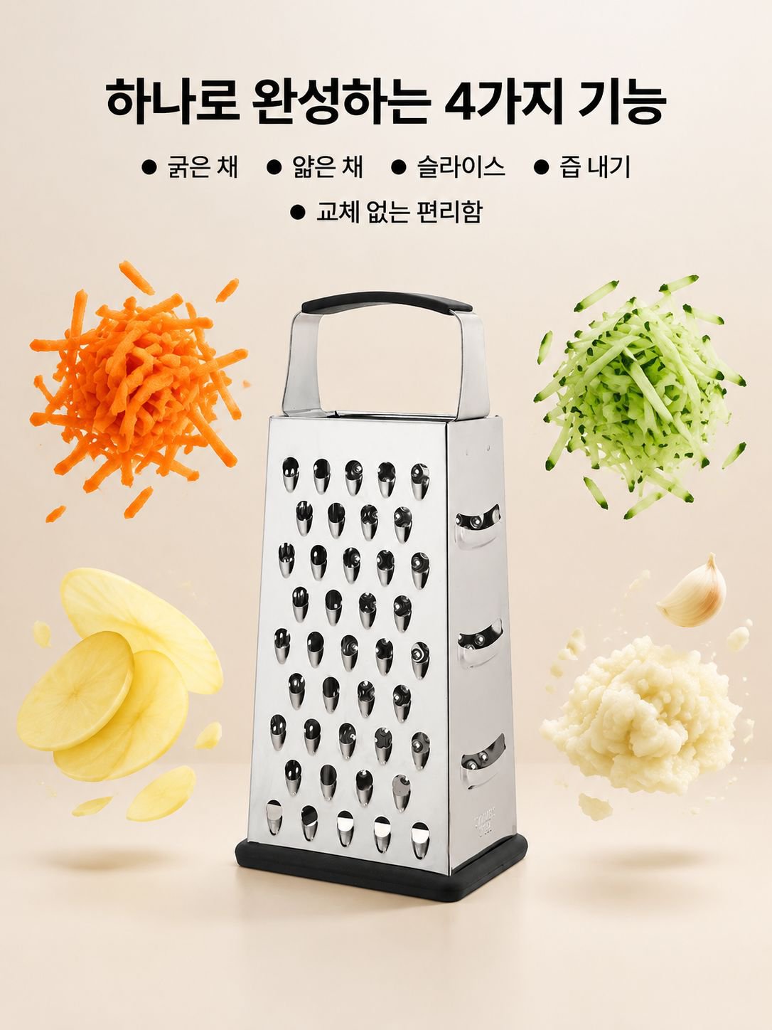 4면 스테인리스 다기능 강판