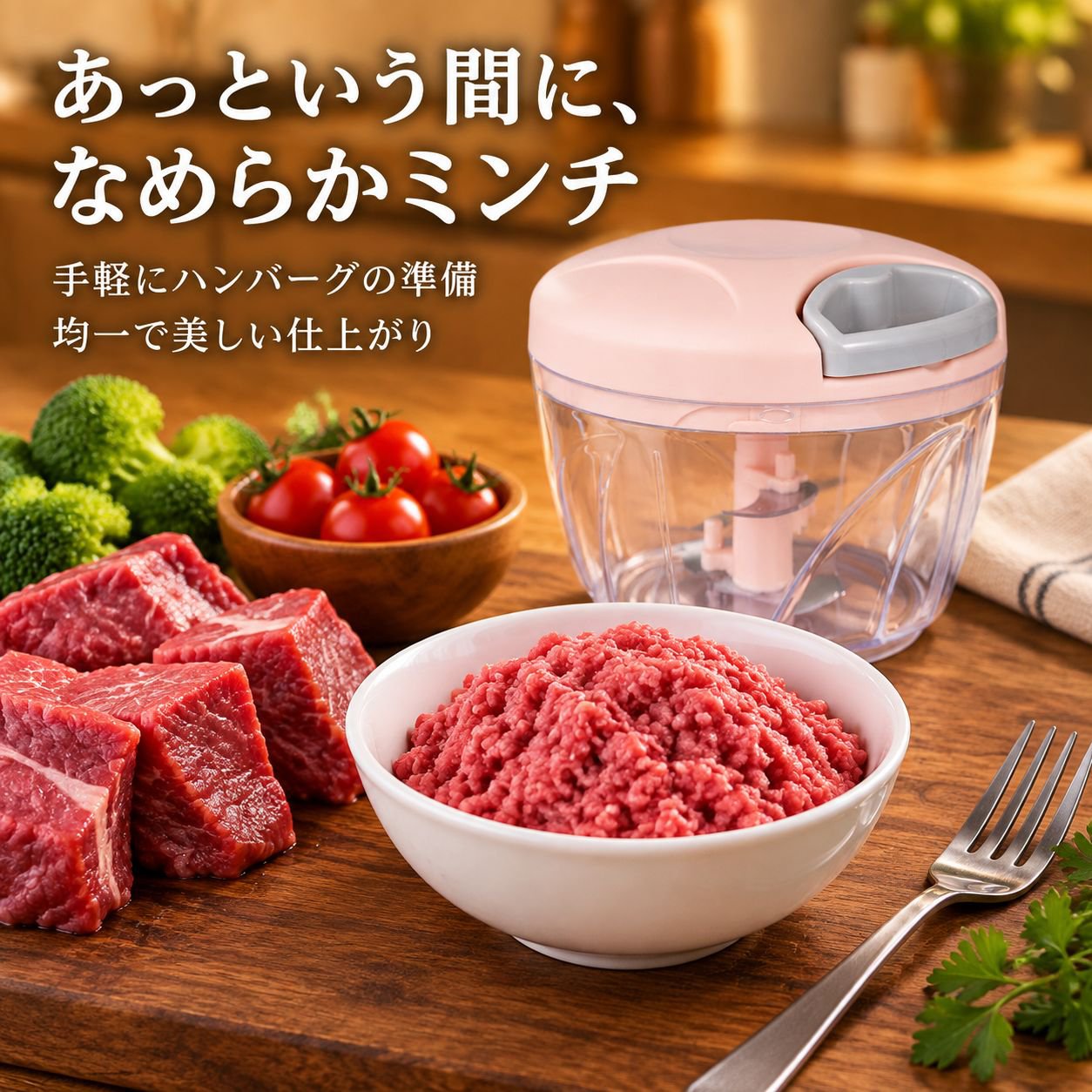 電動ステンレスミンサー