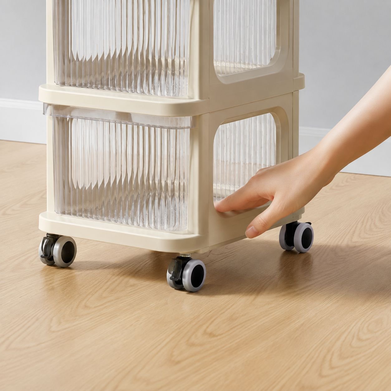 Organizador de cocina con ruedas fácil de mover