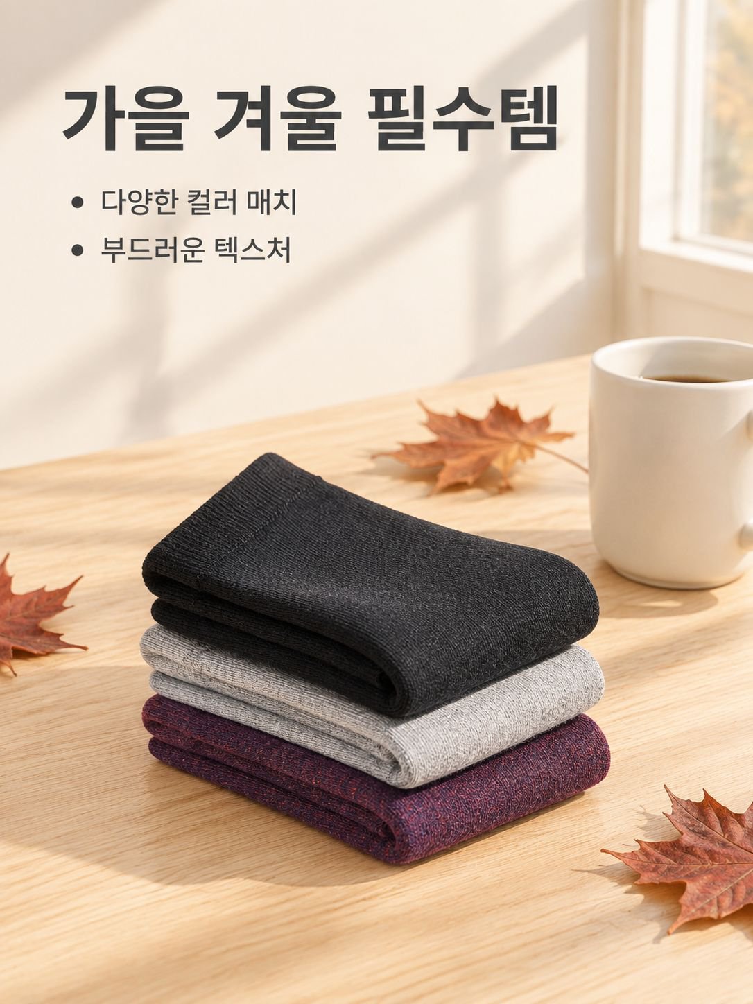 종아리 길이 갈라짐 방지 양말