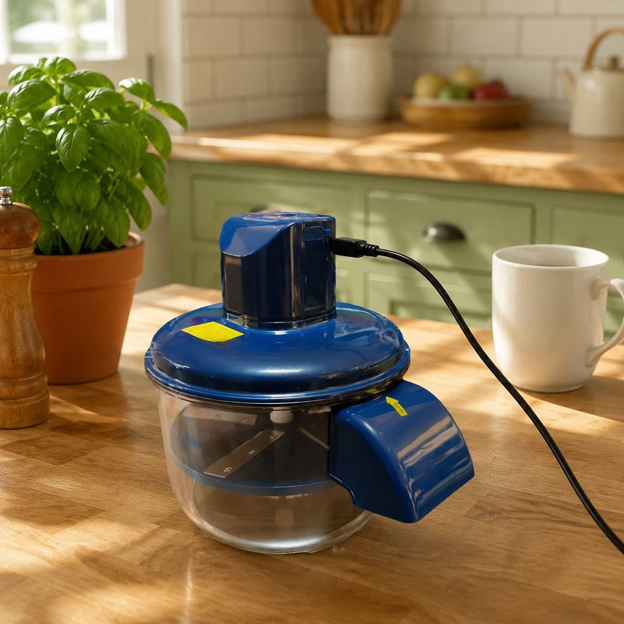 Peeling green grapes effortlessly with automatic peeler