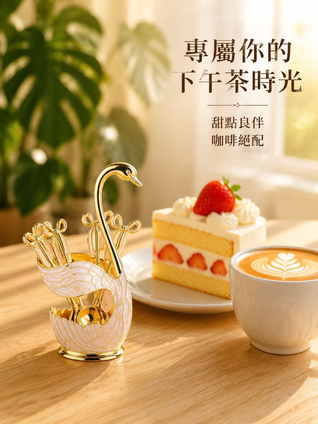 復古不銹鋼勺架和湯匙套裝
