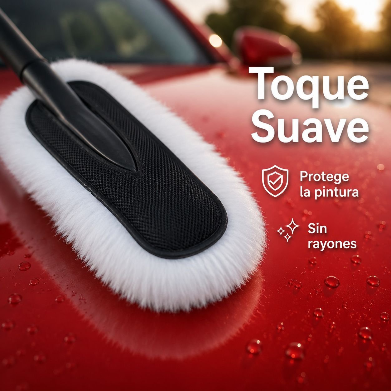 Mopa para coche quita polvo