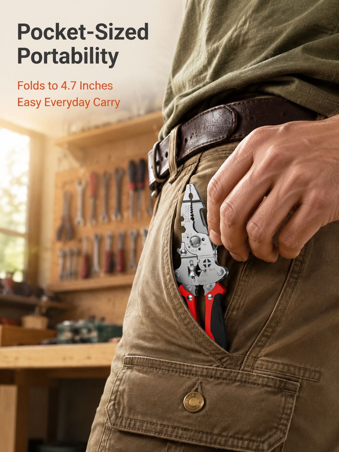 Folding wire strippers