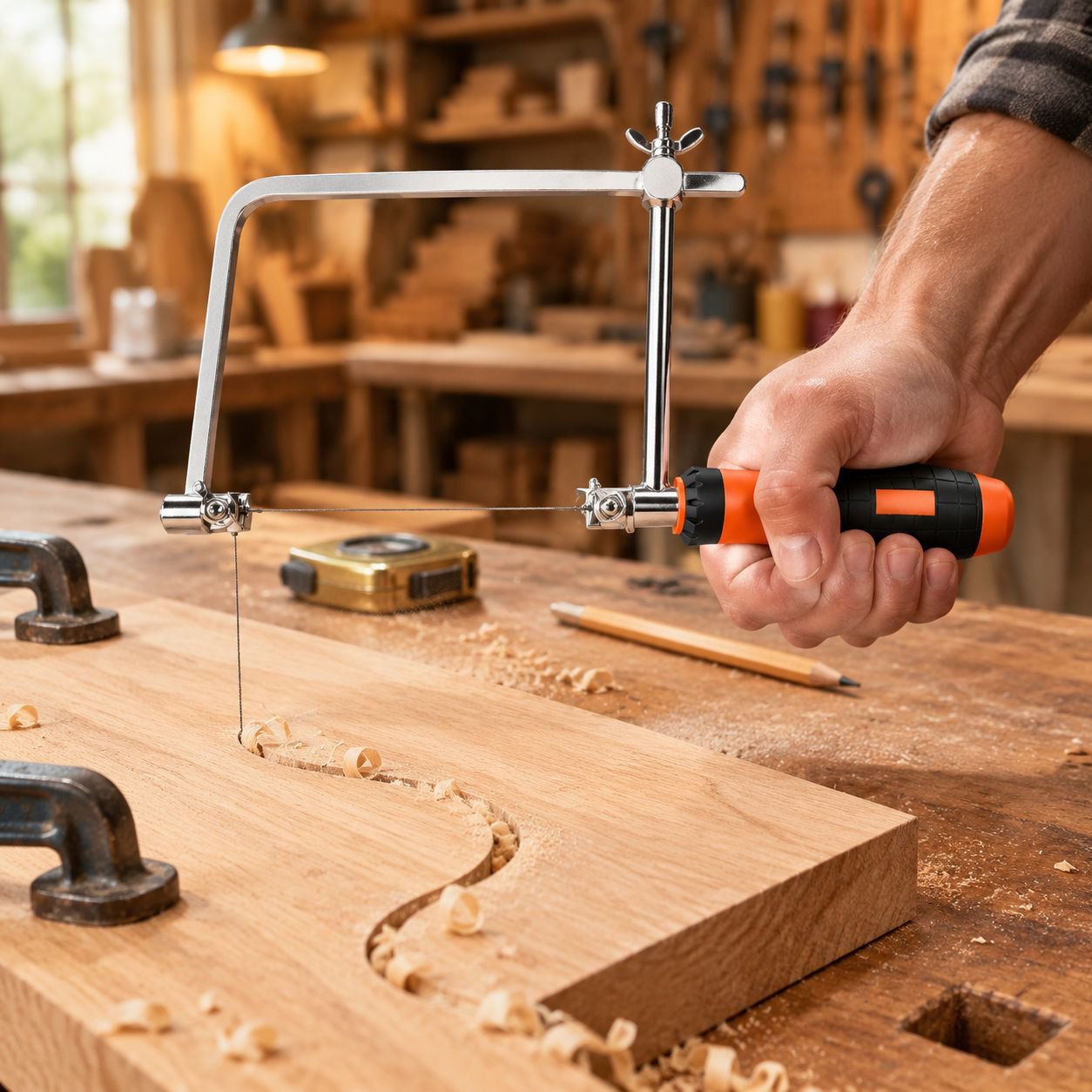 Mini sierra mágica de bricolaje para carpintería y corte de alambre