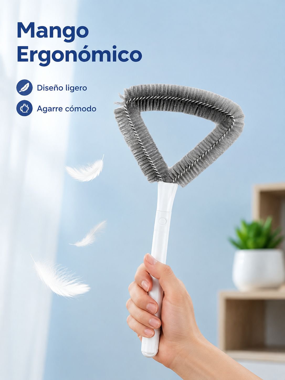Cepillo multifuncional para limpiar mosquiteras sin desmontar