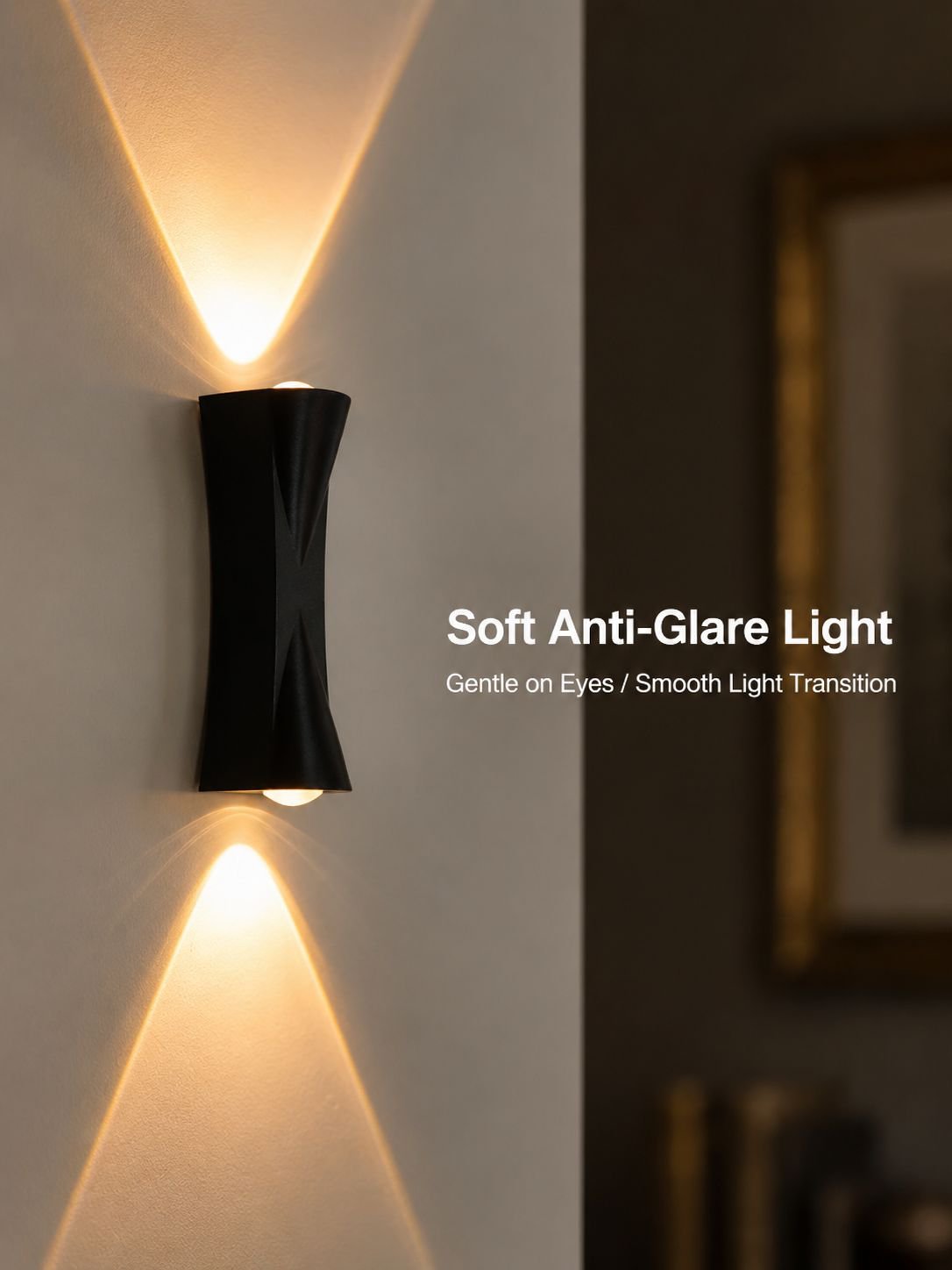 Double Head Black Wall Lamp