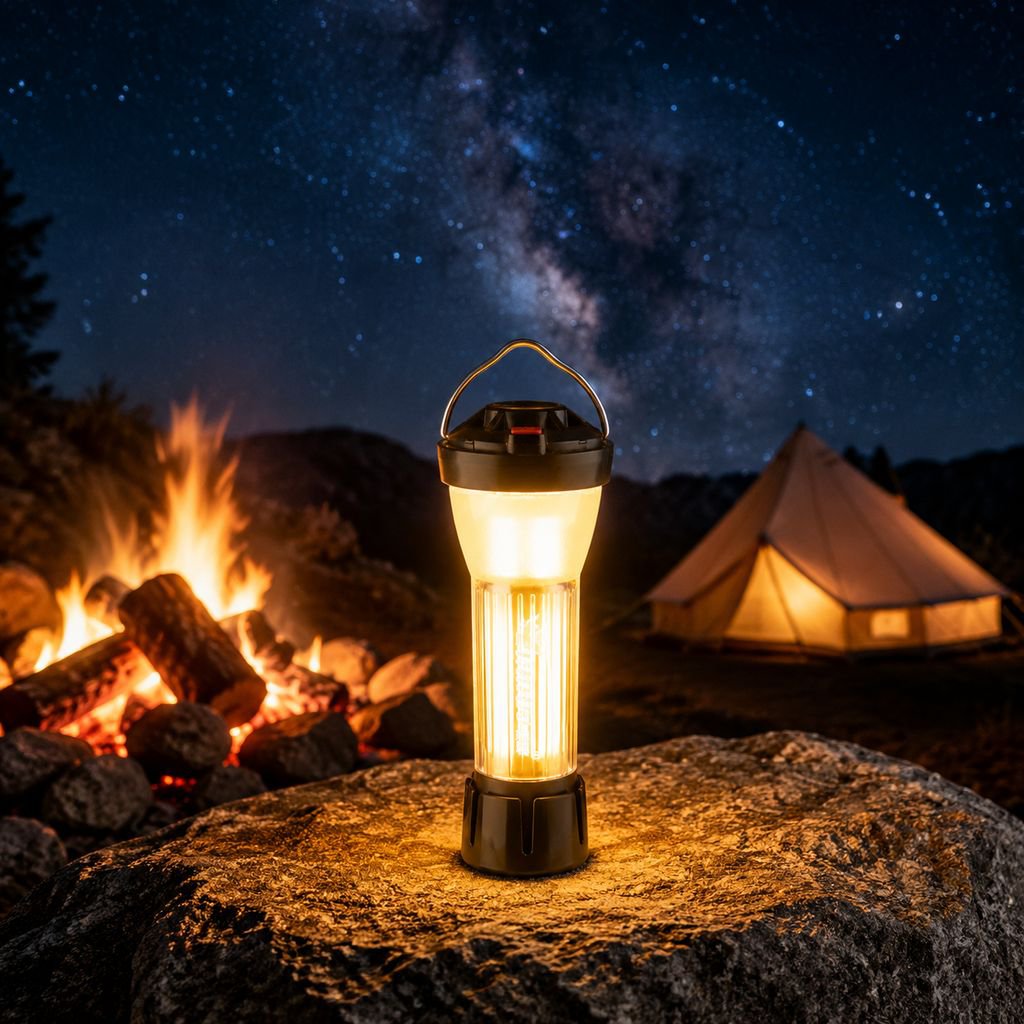 Multi-functional tent light for emergency use