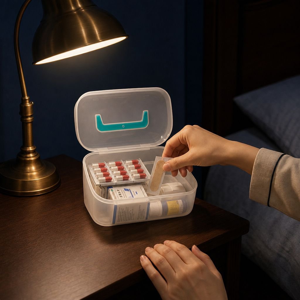 Convenient pill storage case for medication