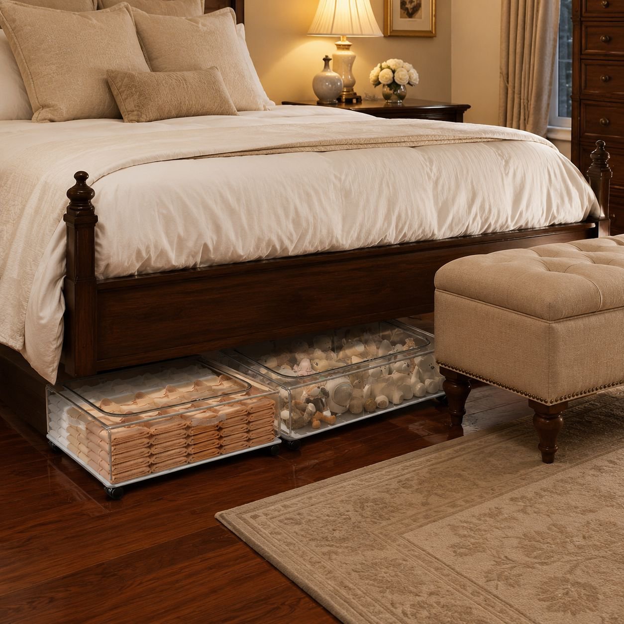 Durable moisture-proof organizer for bedrooms