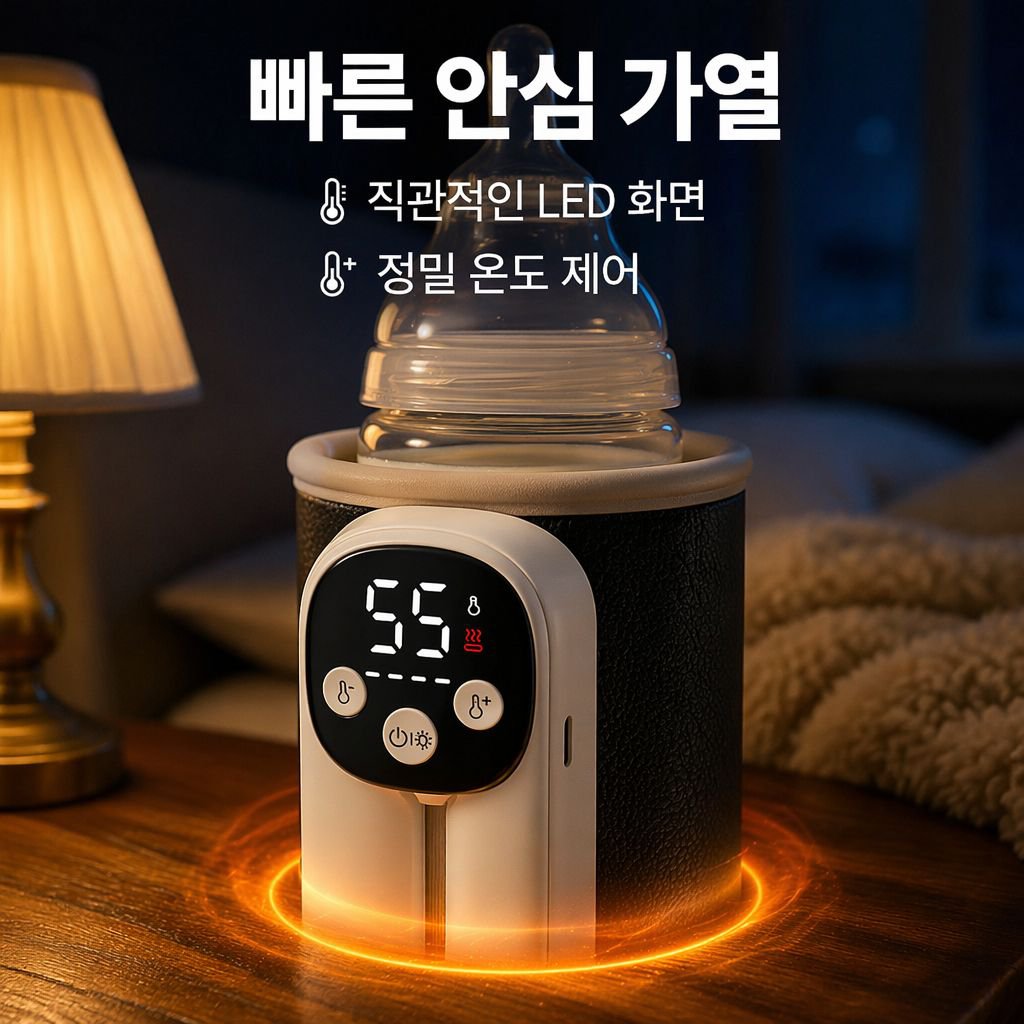 휴대용 무선 젖병 워머