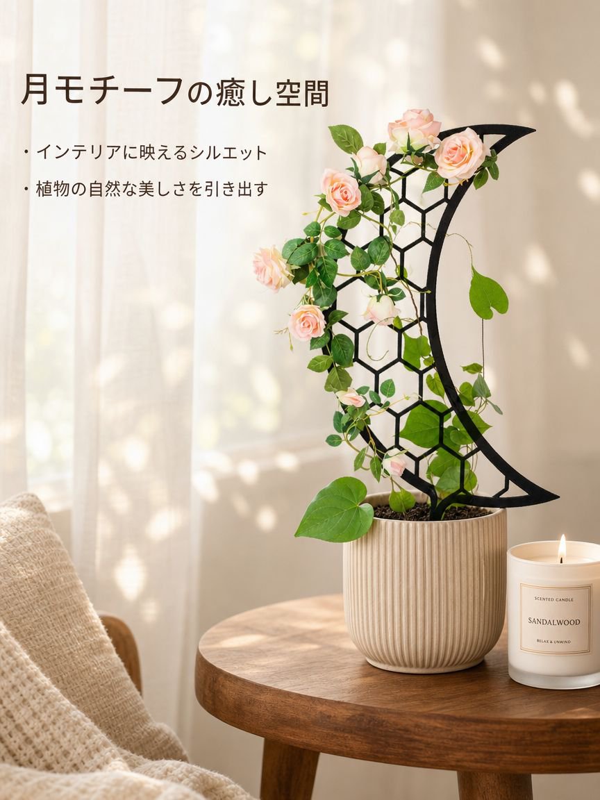 月の登攀用トレリス