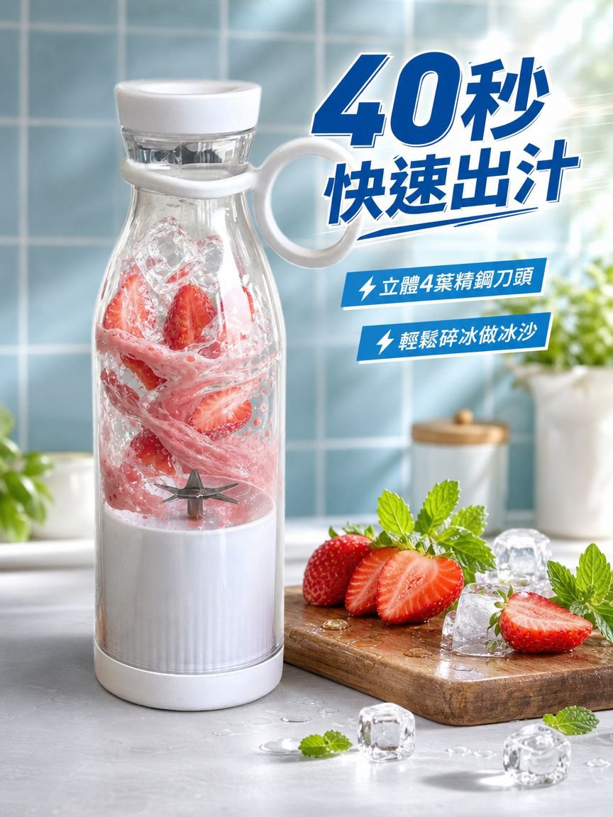 充電式便攜榨汁機