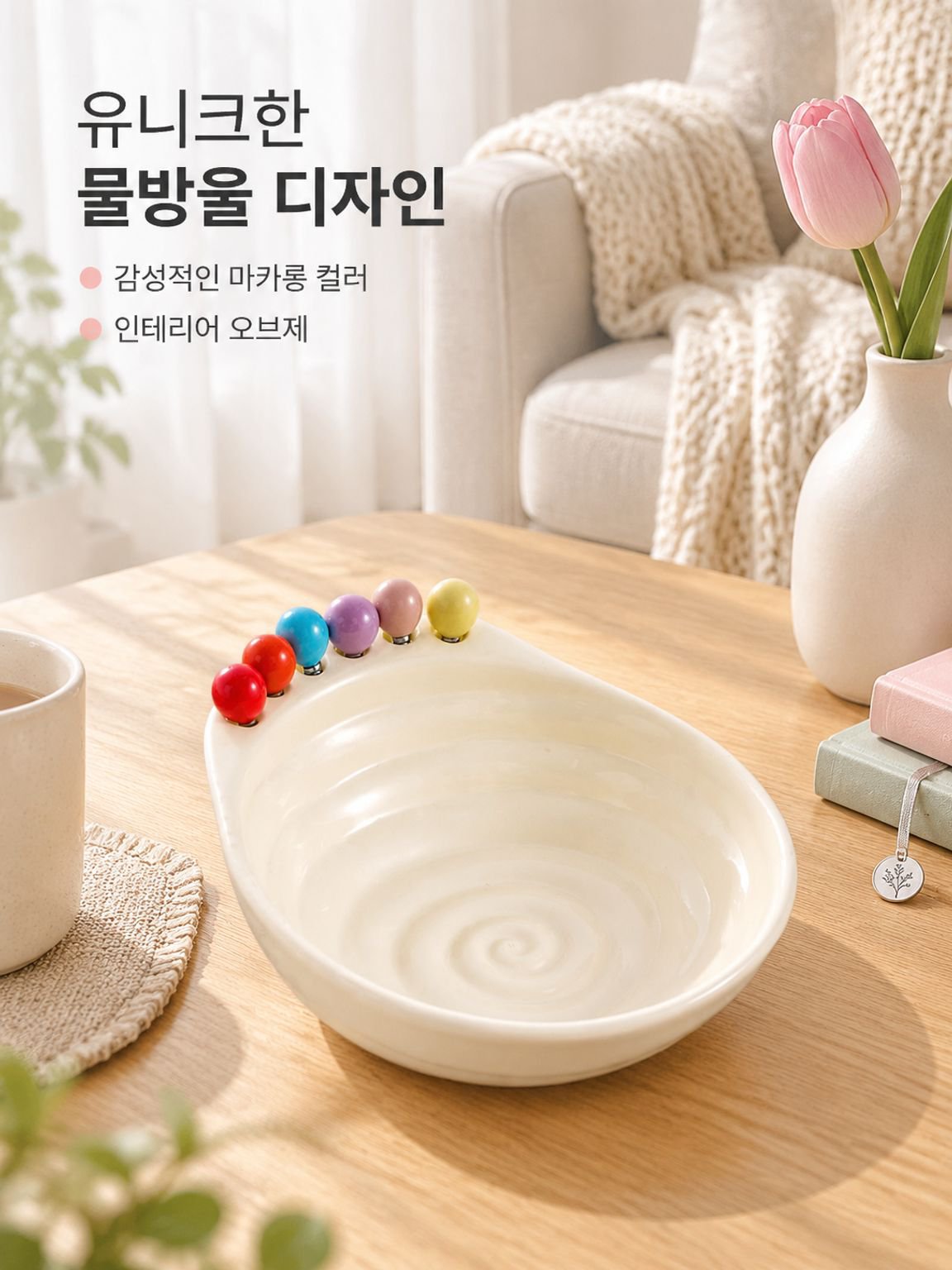 멀티 과일 포크 그릇