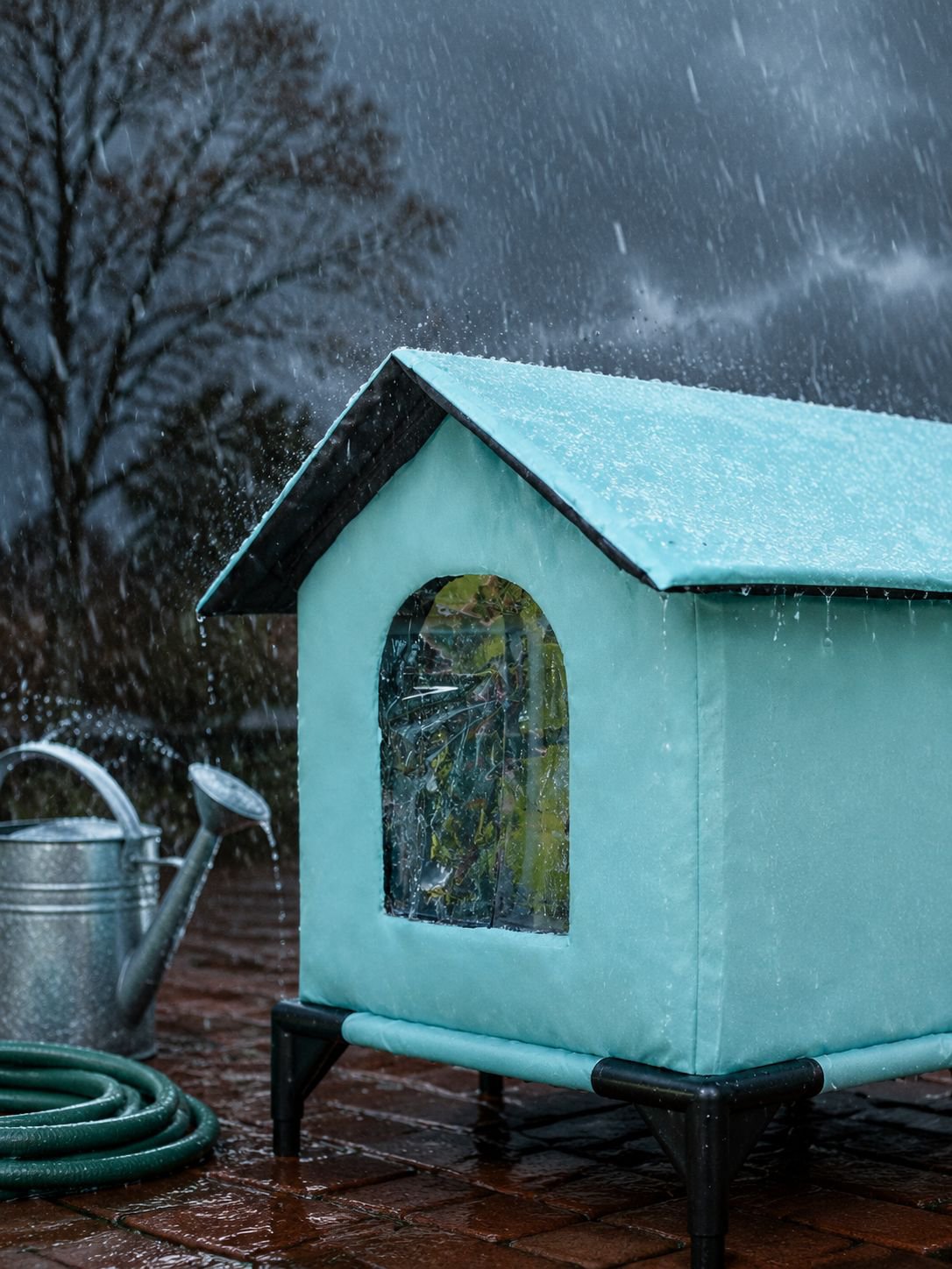 Waterdicht kattenhuis voor buiten