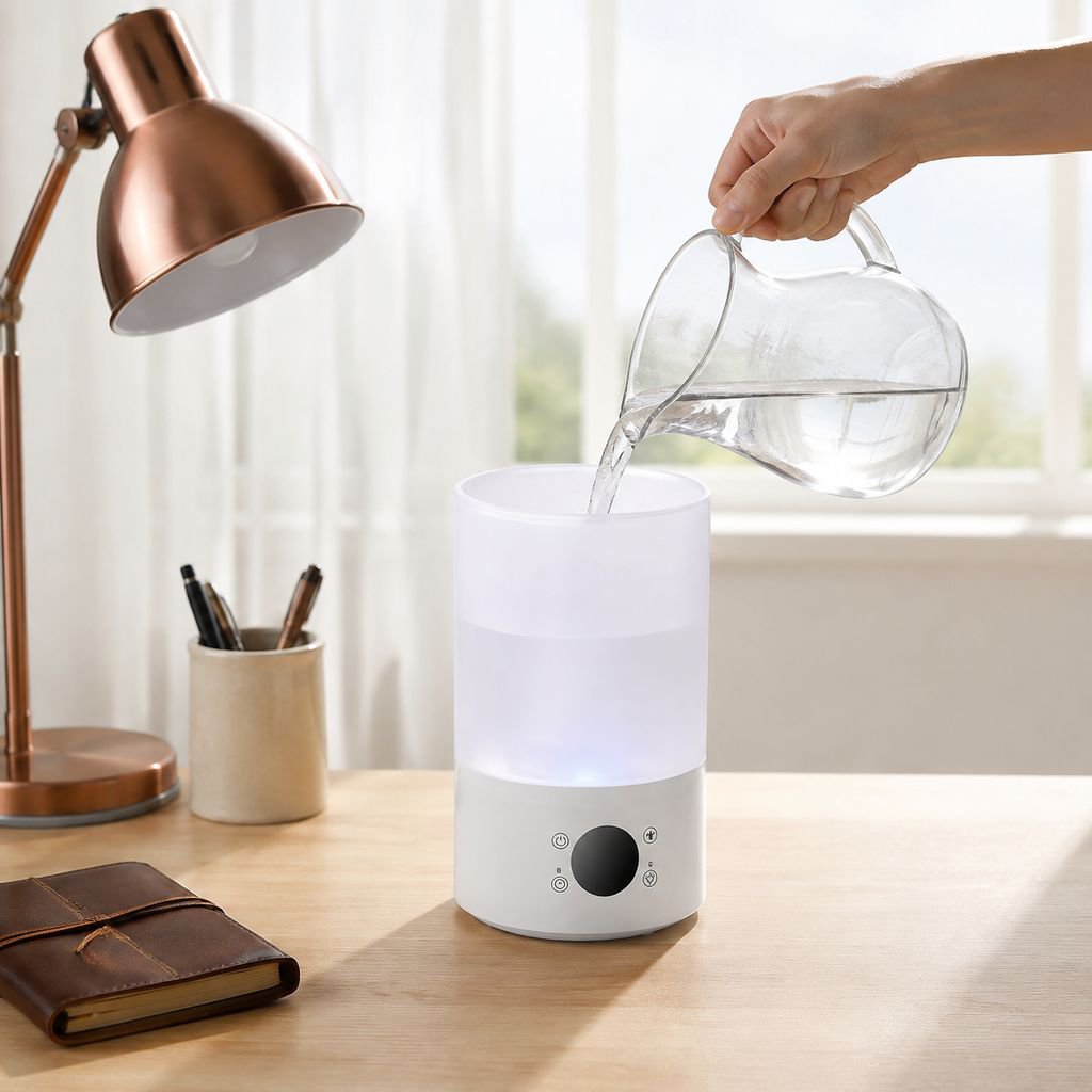 Humidificador de aire de escritorio, gran capacidad de 4L