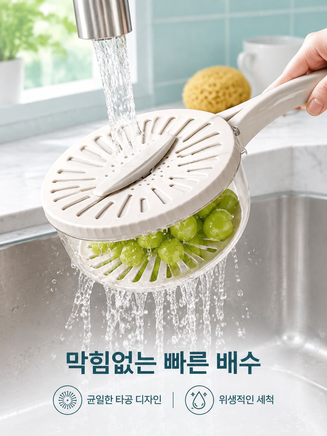 접이식 과일 및 채소용 콜랜더
