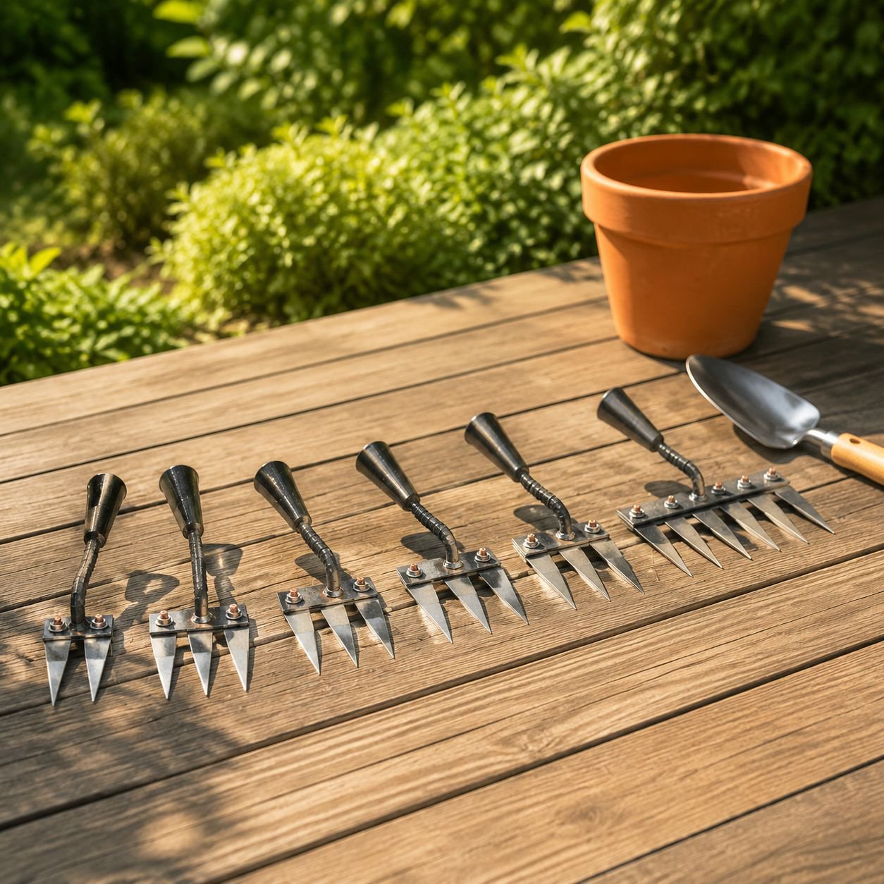 Versatile agricultural rake for home garden
