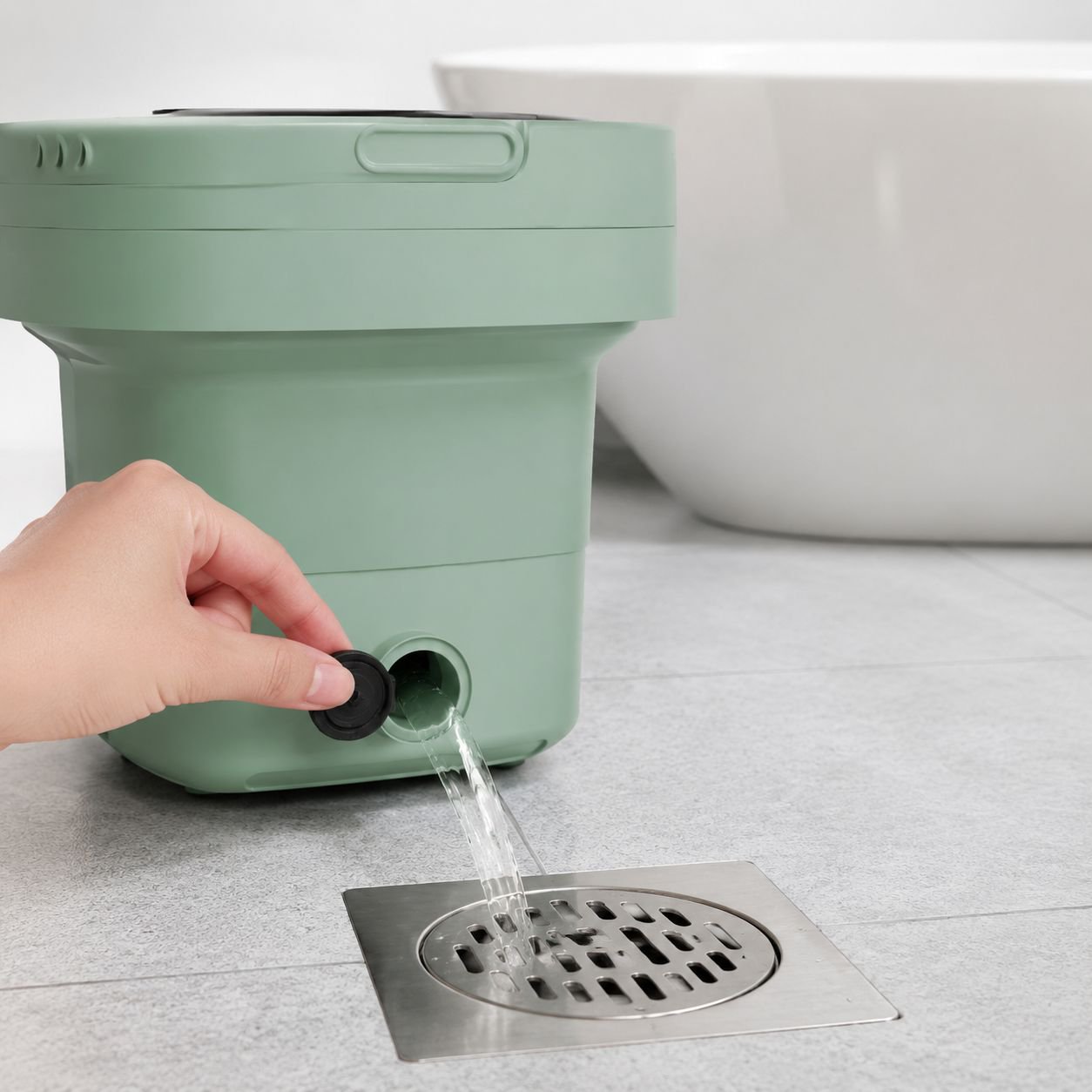 Space-saving laundry appliance for small apartments