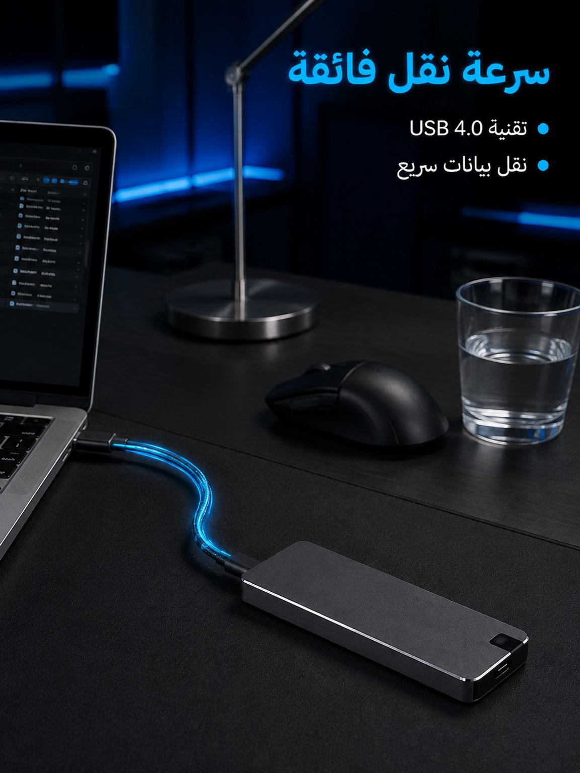 قرص صلب محمول عالي السرعة USB4.0 Gen3 بجودة مماثلة لمنتجات وادي السيليكون