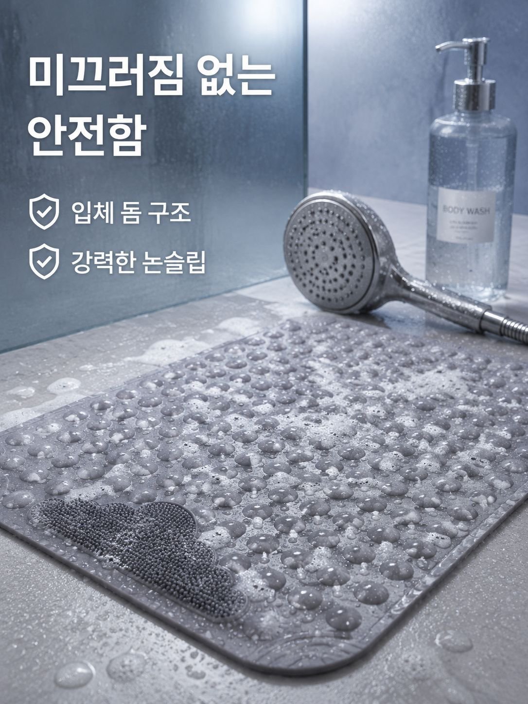 욕실 미끄럼 방지 매트 샤워 전용