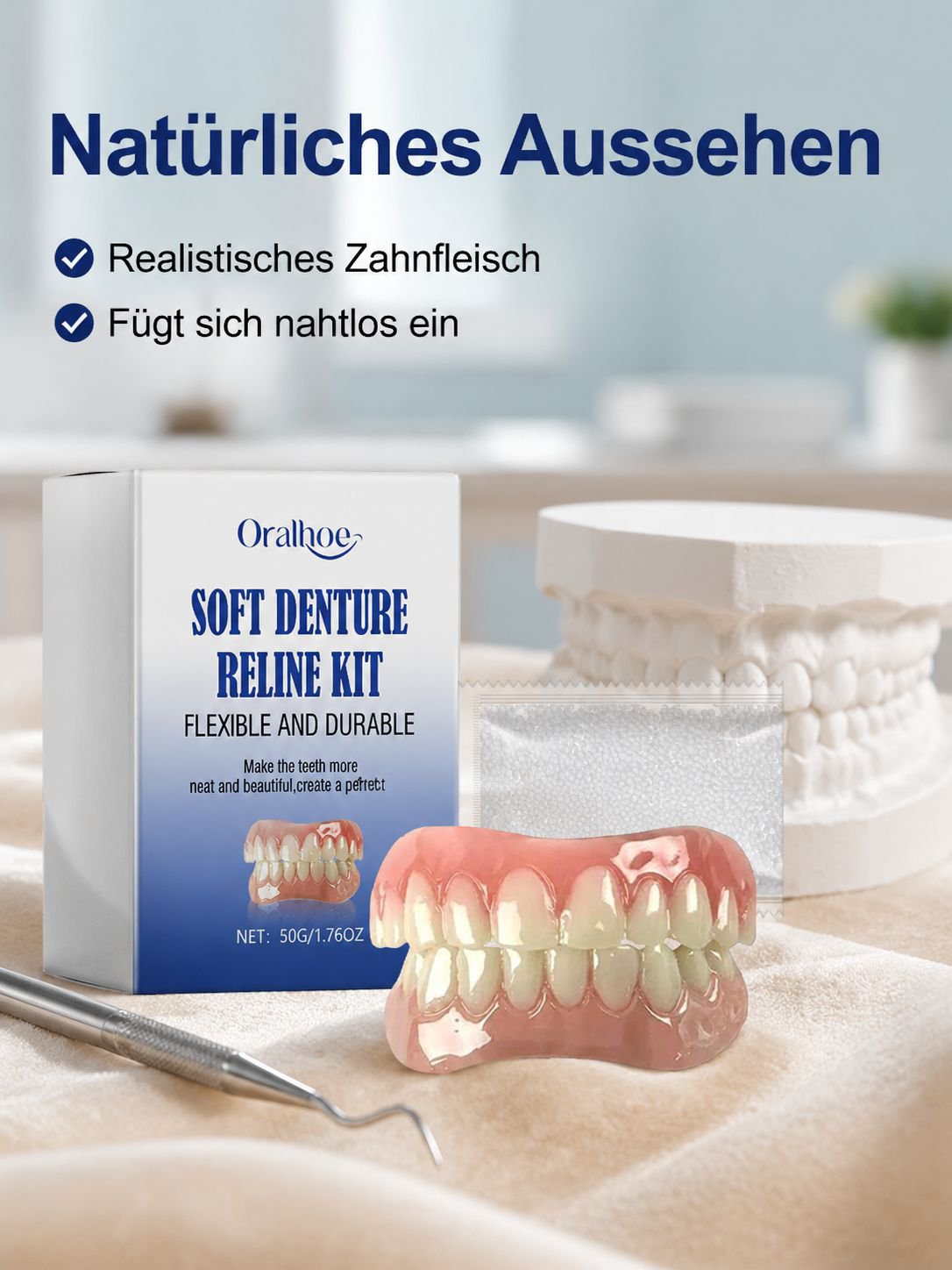 Trimming Dentures Trimming Teeth Gap Fillings Braces Orthodontic Dentures Kit