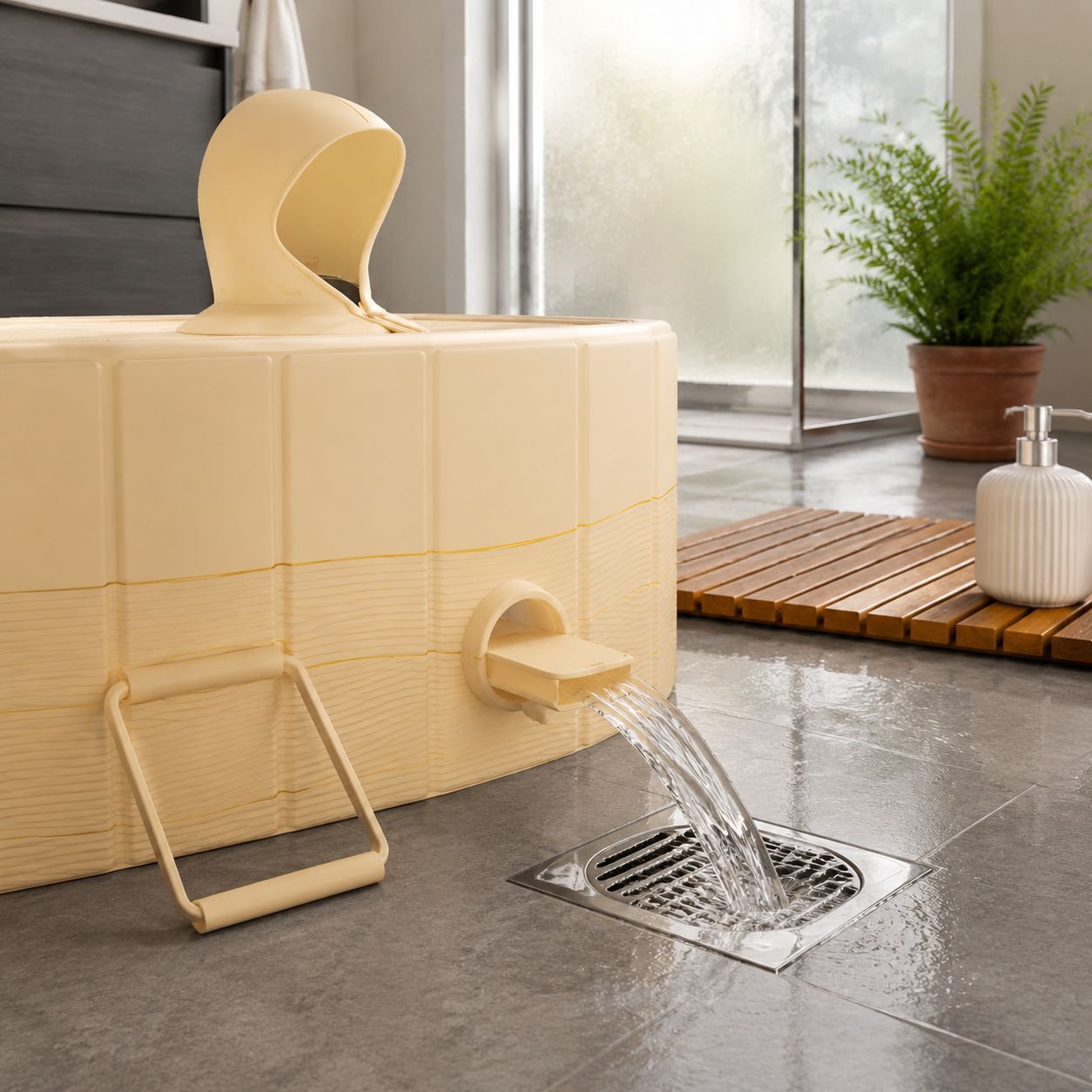 Durable and lightweight adult bathtub design