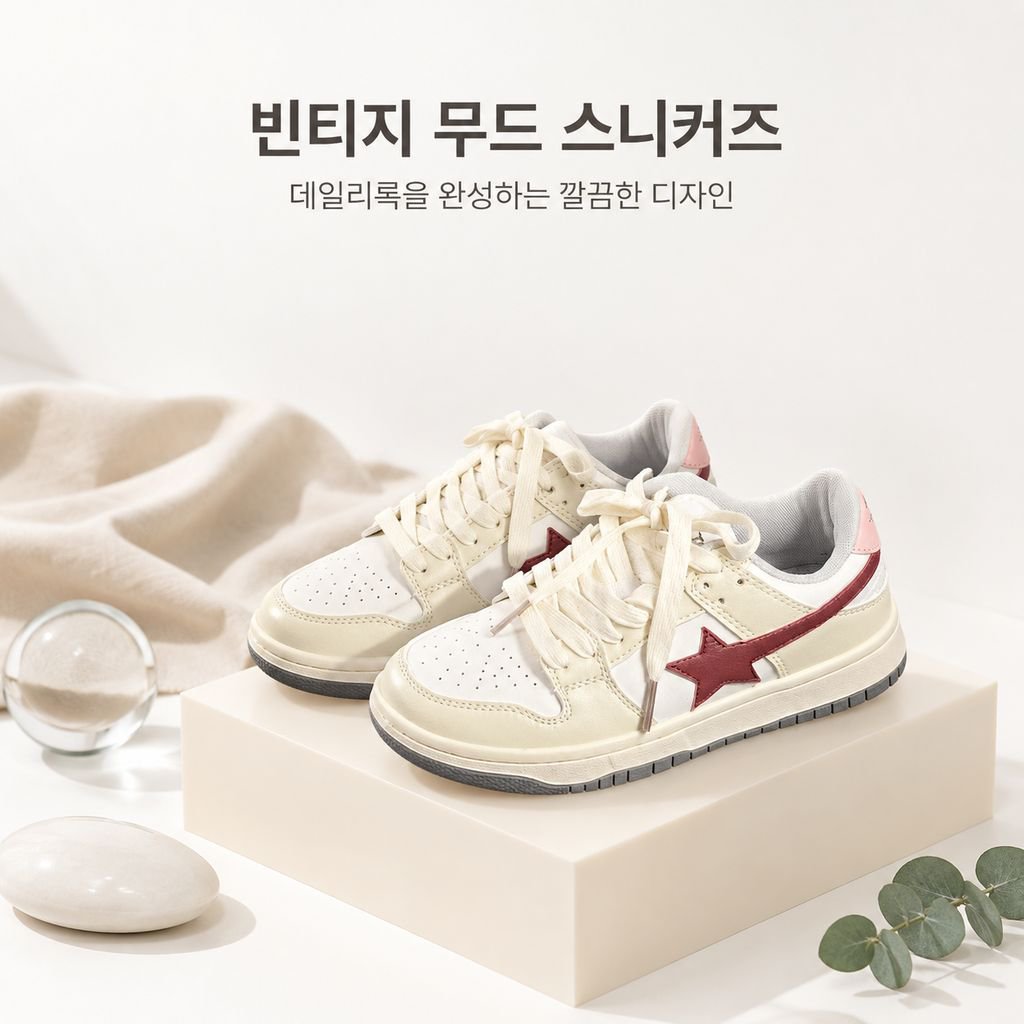 두꺼운 밑창 미국풍 빈티지 스타 보드 신발 학생용 여성 캐주얼 화이트 신발
