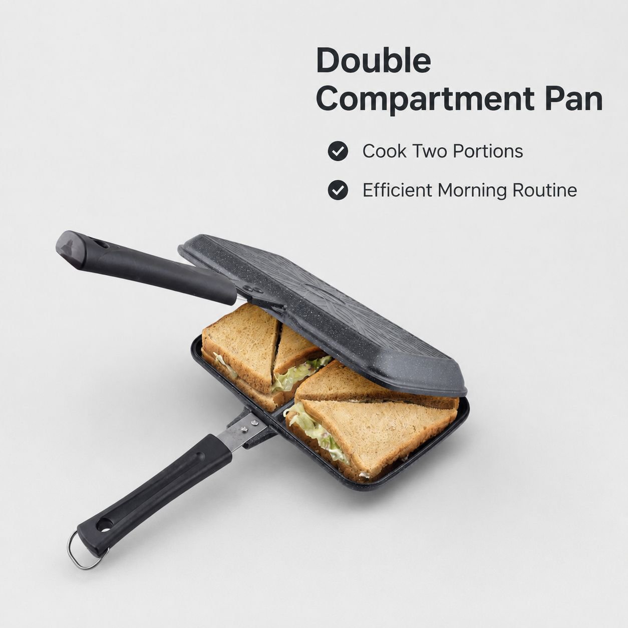 Multi-function Double-sided Sandwich Pan