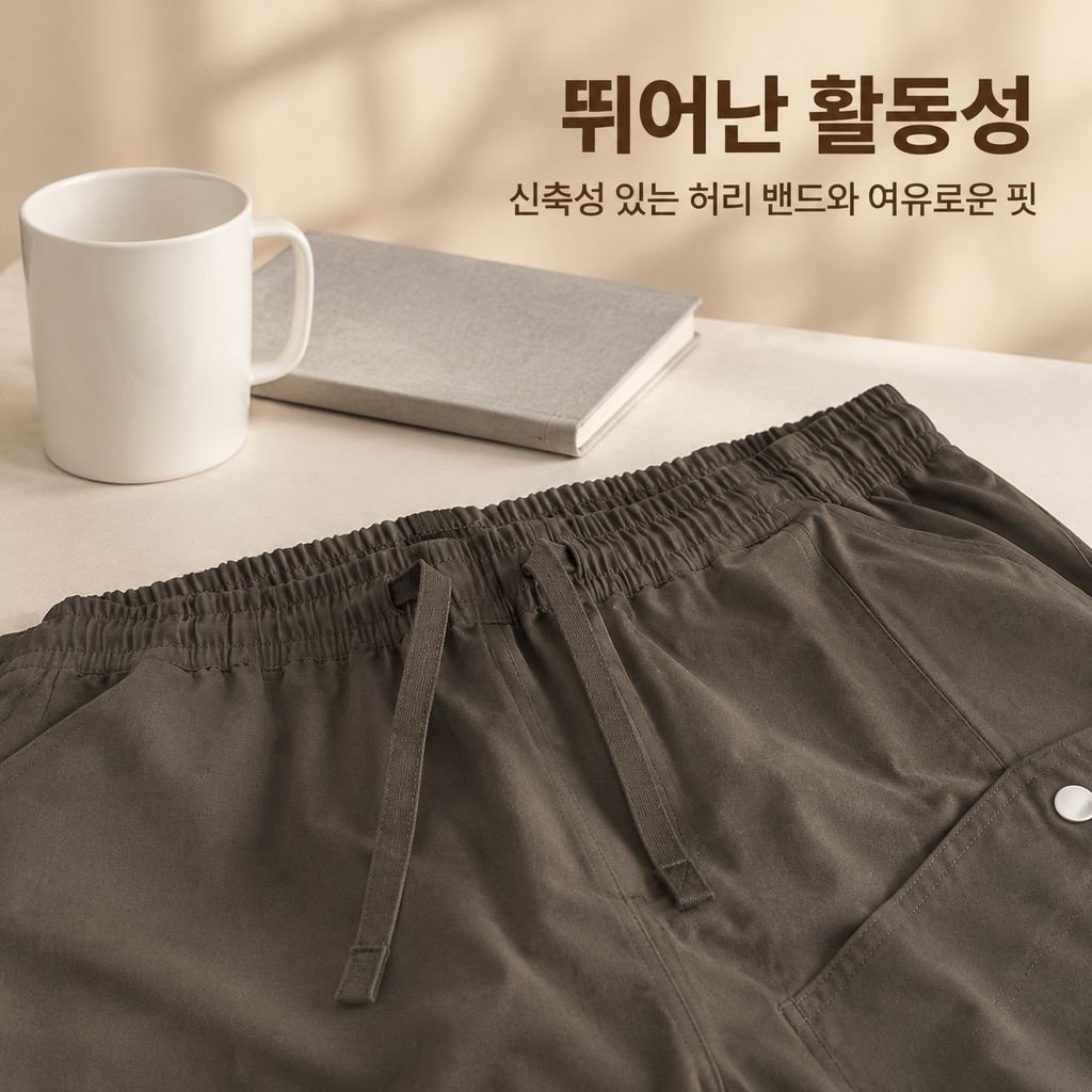 남성용 작업복 캐주얼 바지