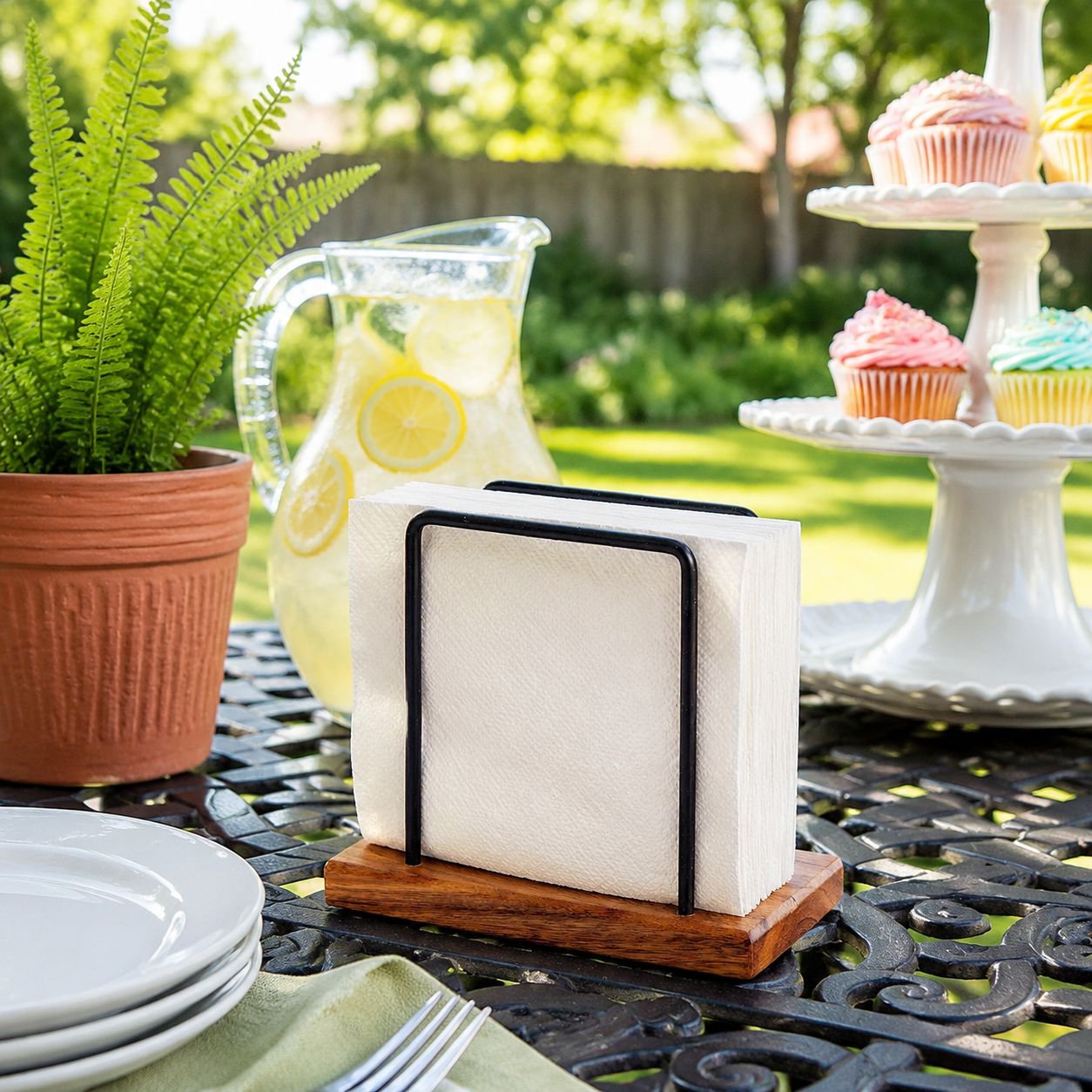 Porta servilletas decorativo para mesas