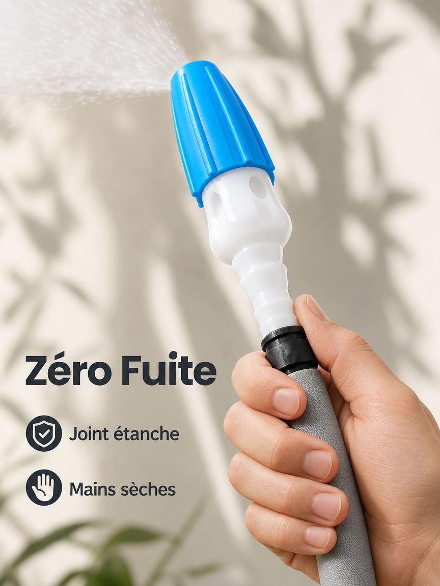 Pistolet d'arrosage multifonction réglable pour jardinage