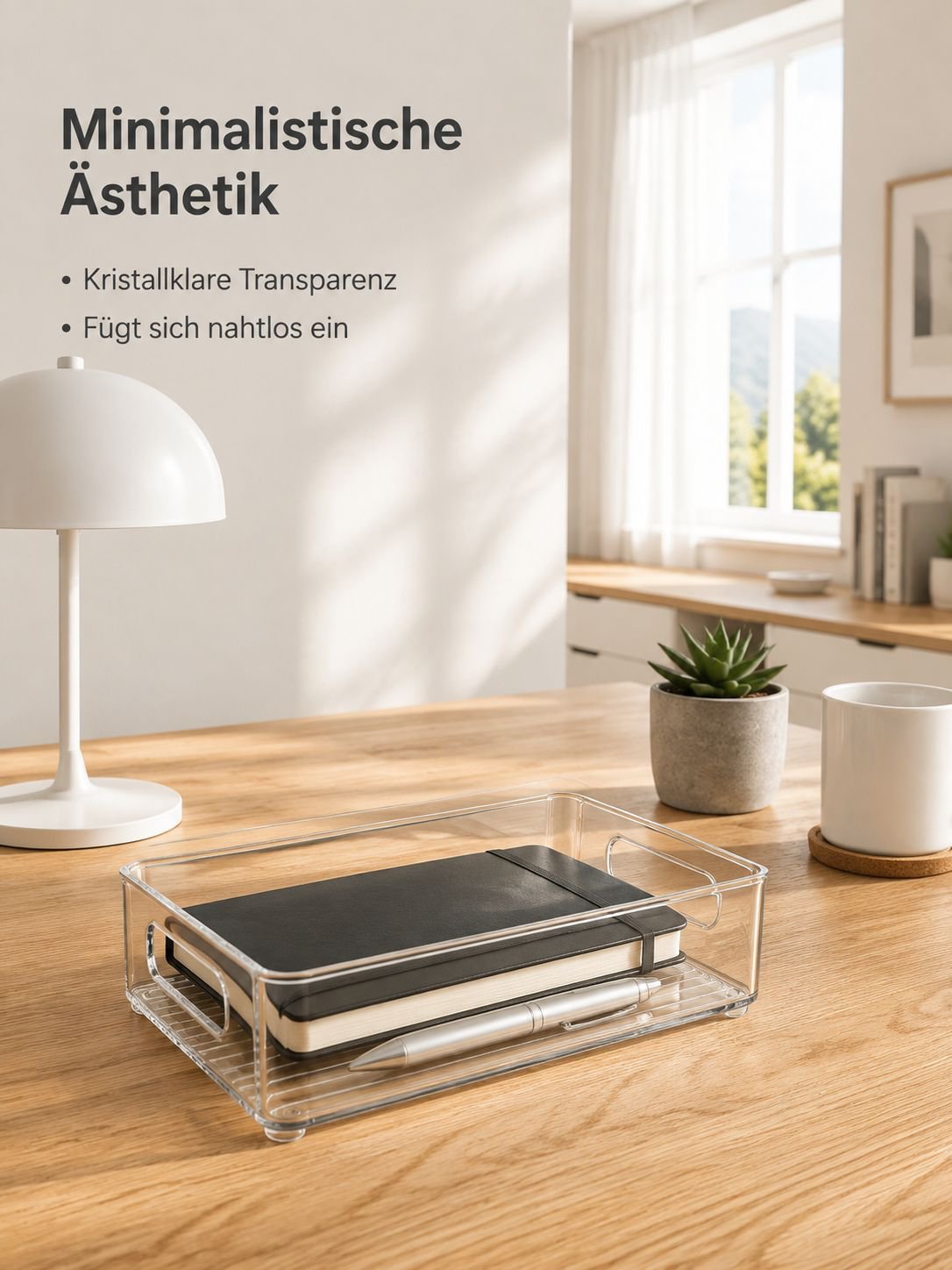 Acryl Schreibtisch-Organizer