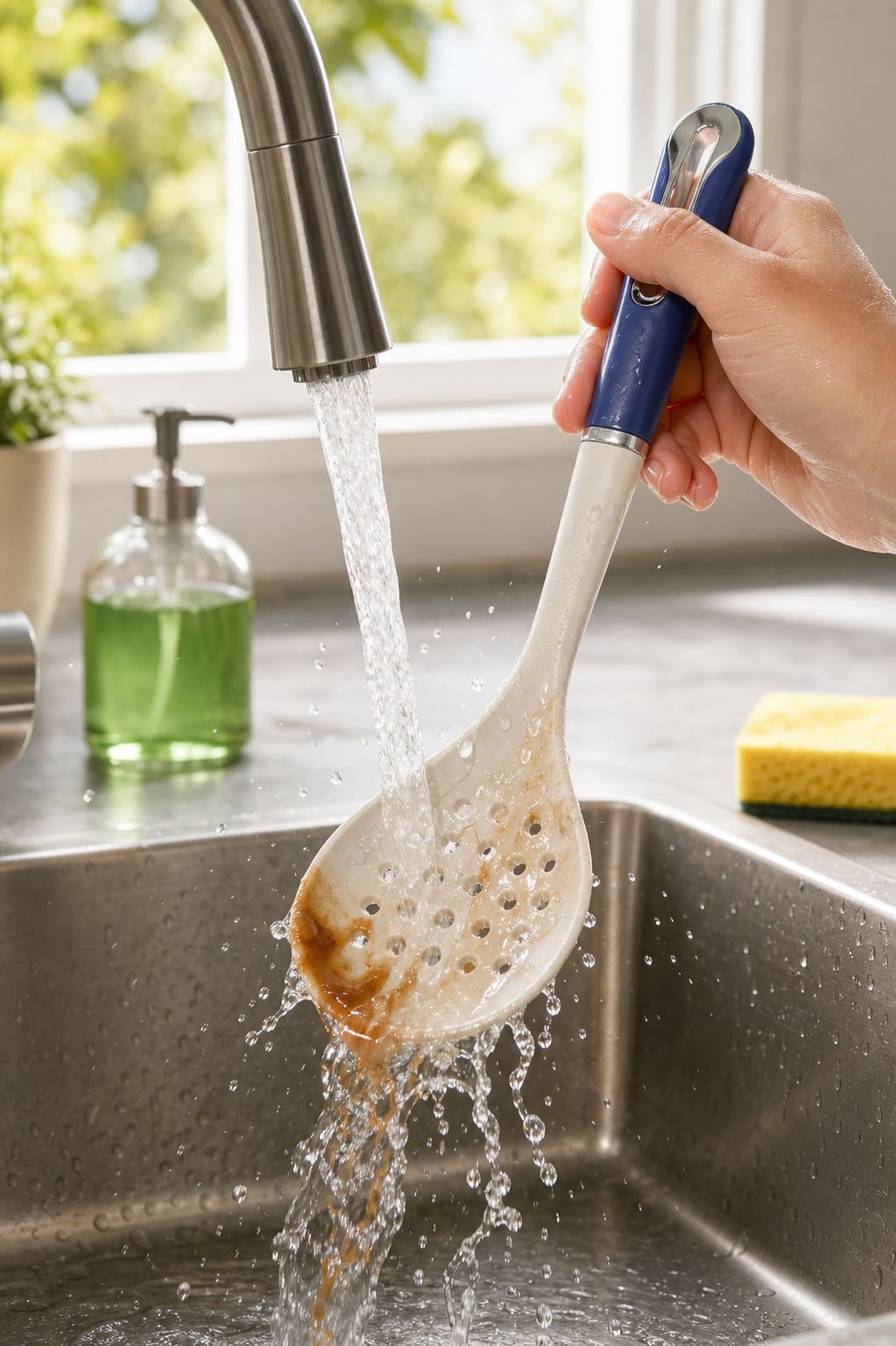Professional grade silicone kitchen tool set