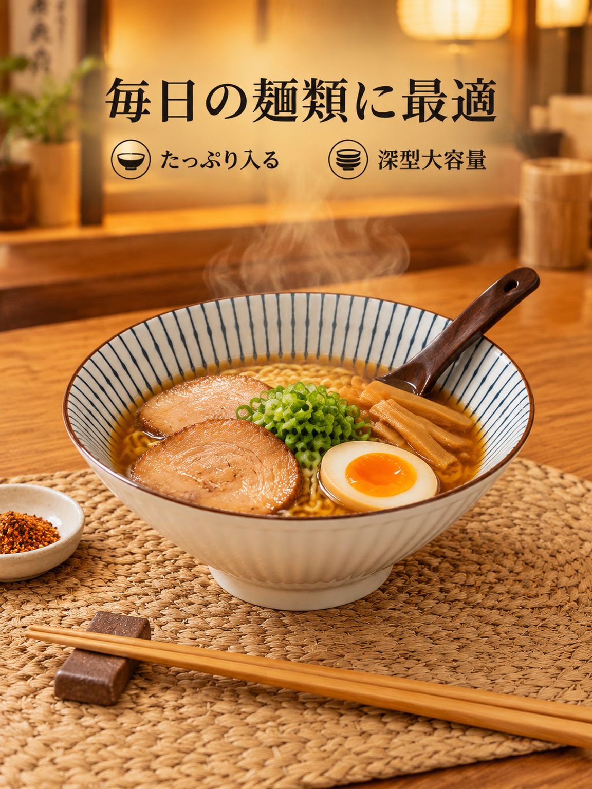 陶磁器製ラーメン丼