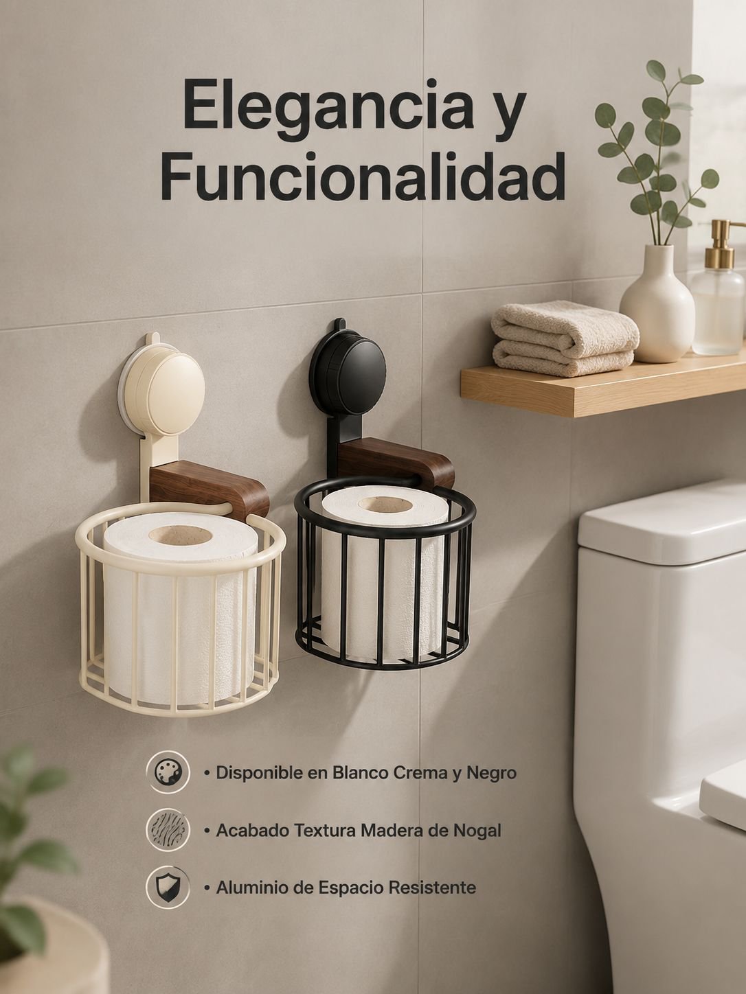 Cesta para guardar papel higiénico